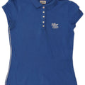 Tommy Hilfiger Dame Polo Shirt UK 12 Medium Blue Bomuld
