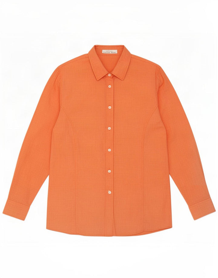 St. Bernard Dameskjorte UK 12 Medium Orange Bomuld