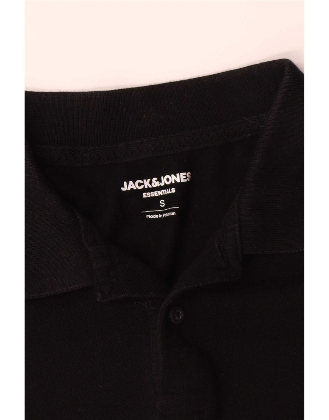 Jack & Jones herre poloskjorte lille sort bomuld