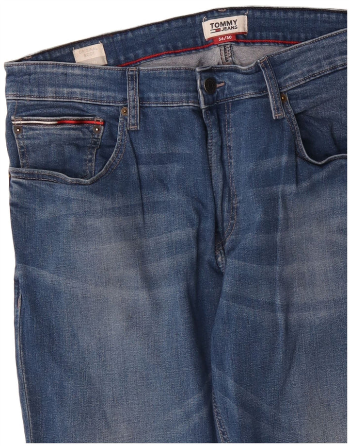 Tommy Hilfiger Herre Ryan Bootcut Jeans W36 L30 Blå Bomuld