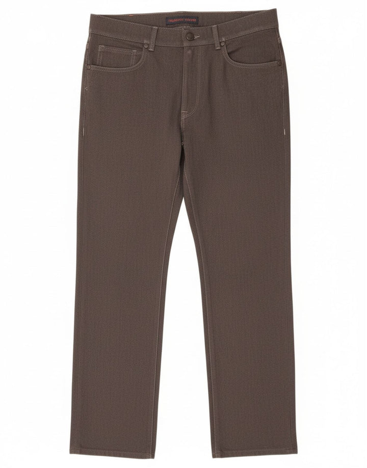 Trussardi Lige Casual Bukser til kvinder W33 L29 Grå Polyester