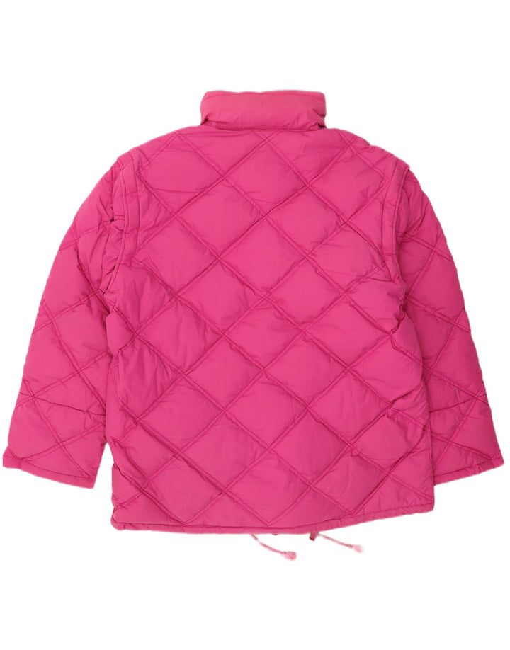 Dolomite Herre Hætte Vendbar Polstret Jakke UK 42 XL Pink Polyester