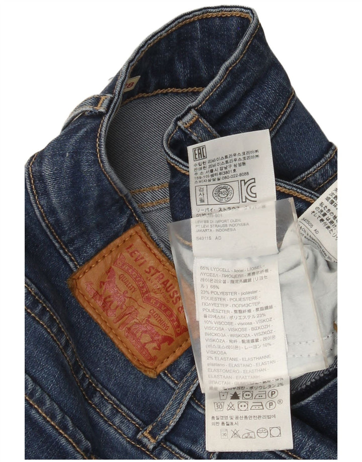 Levi's Slim Jeans til kvinder W28 L28 Blå Lyocell