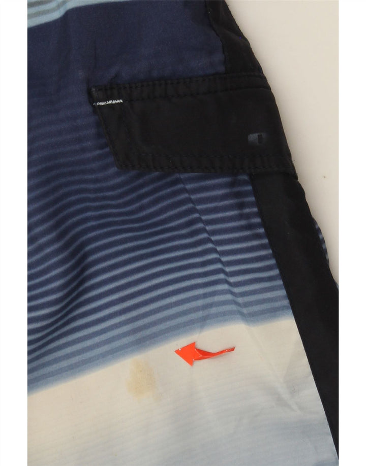 OAKLEY Badeshorts til mænd mellemblå stribet