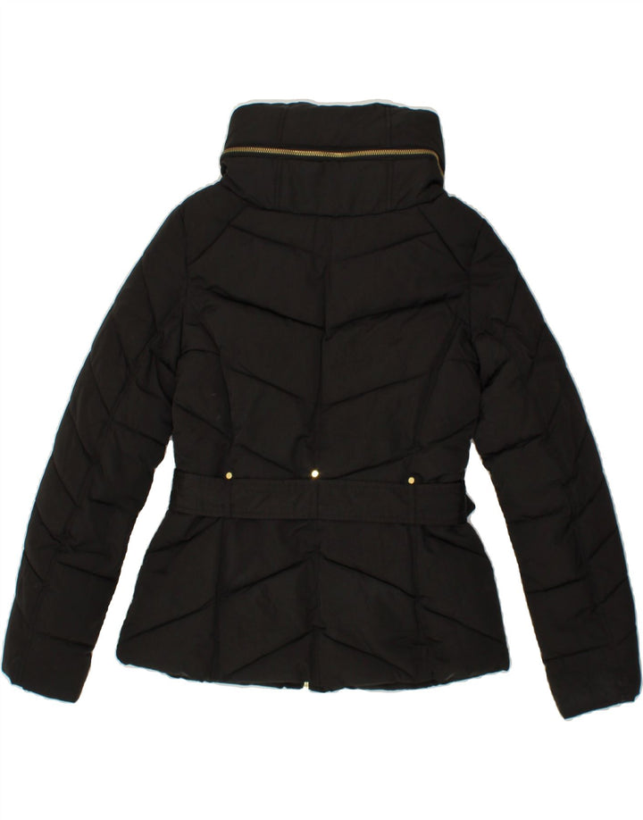 OASIS Womens Padded Jacket UK 10 Small Black Polyester Vintage Oasis and Second-Hand Oasis from Messina Hembry 