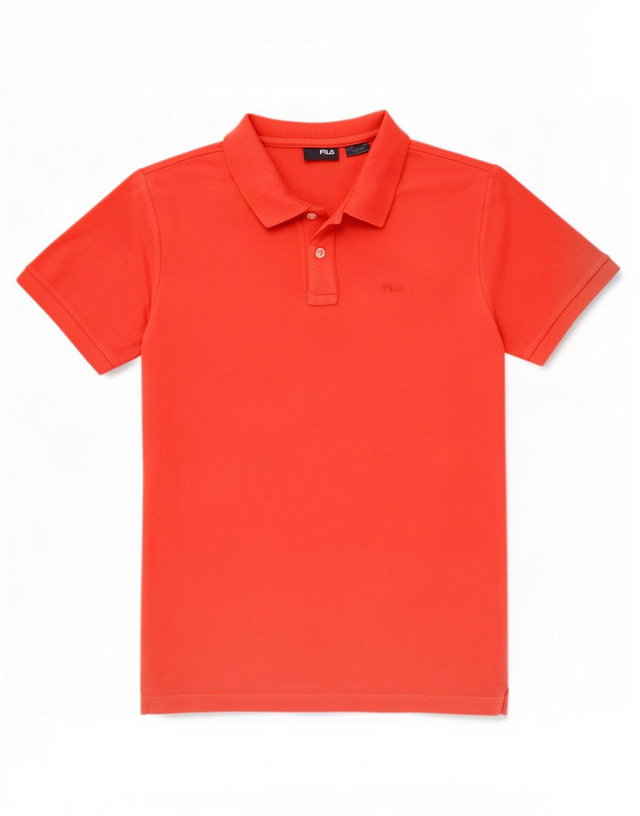 Fila herre poloshirt Medium rød bomuld
