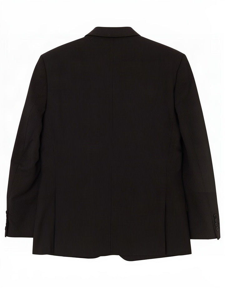 Marks & Spencer Herre 2-knaps blazerjakke UK 38 Medium Black Pinstripe