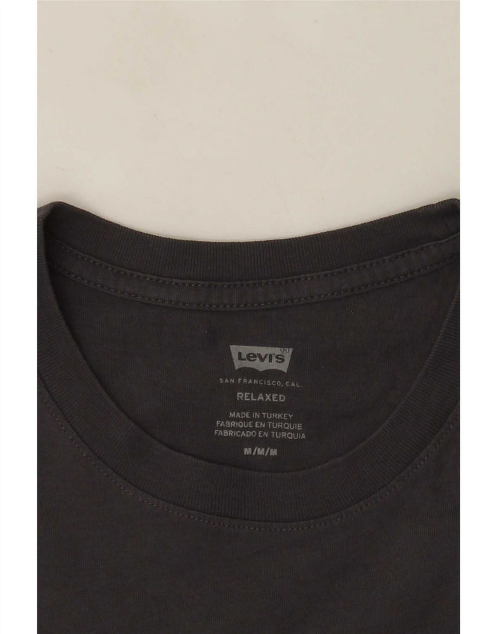 Levi's Herre afslappet grafisk T-shirt top mellemgrå