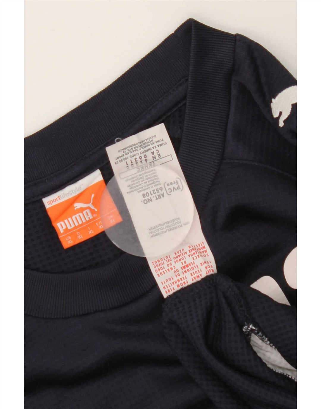 Puma Herre grafisk sweatshirt Jumper XL Navyblå polyester