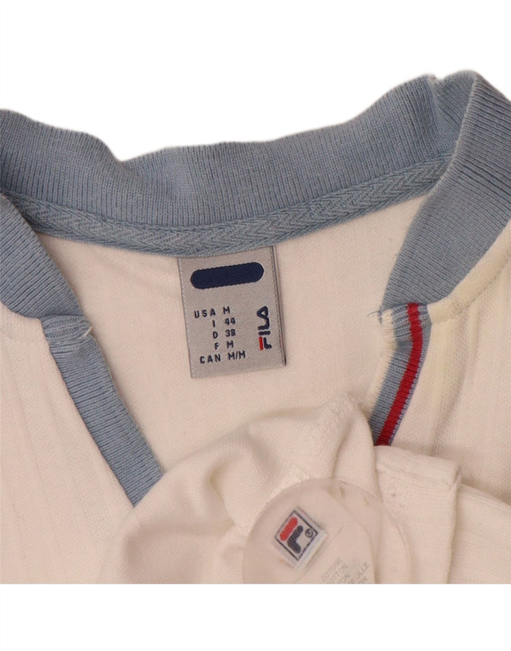 Fila Damevest Top IT 44 Medium Hvid Bomuld