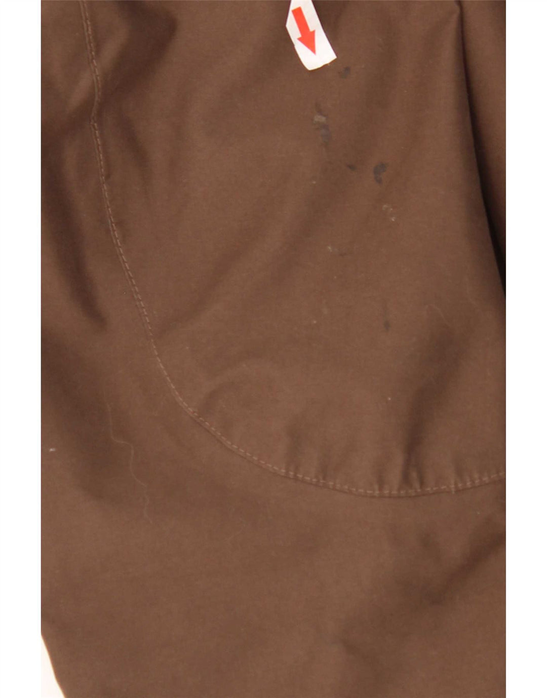Jack Wolfskin Dame Hooded Parka Jacket UK 16 Large Brown Polyester