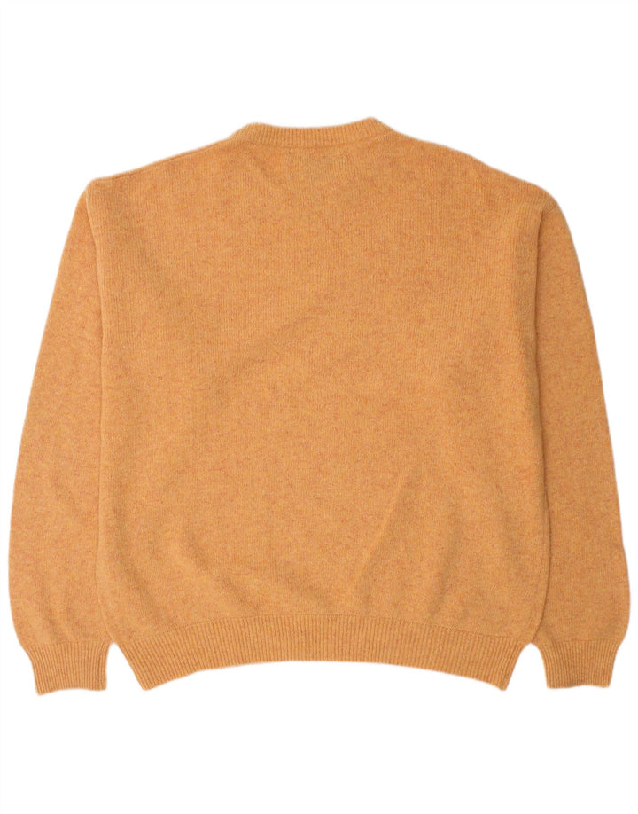 Marlboro Classics Herre Crew Neck Jumper Sweater Stor Orange Uld