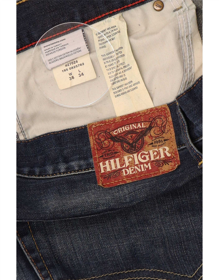 Tommy Hilfiger Herre Bootcut Jeans W36 L34 Blå Bomuld