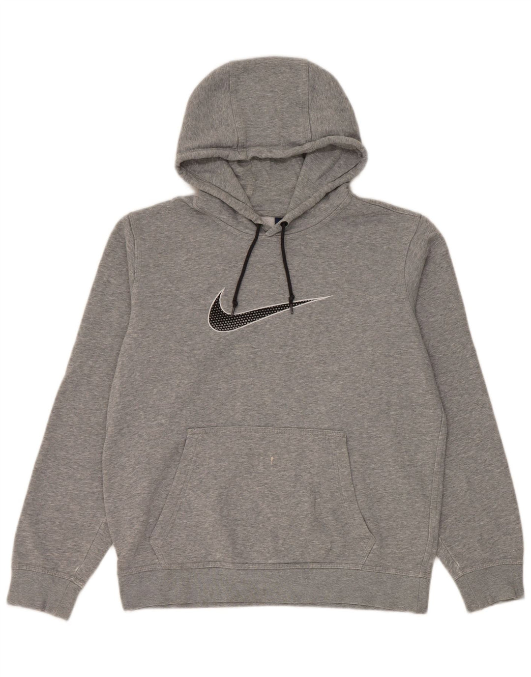 Nike grafisk hættetrøje til mænd mellemgrå bomuld