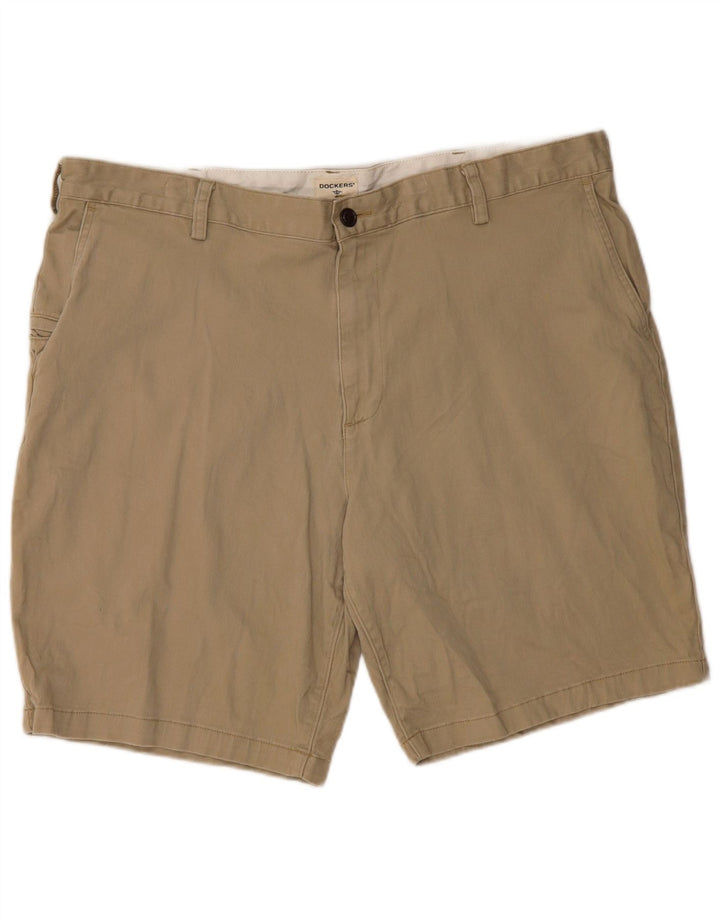 DOCKERS Herre Cargo Shorts W40 XL Beige Bomuld