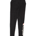 CHAMPION Womens Graphic Leggings UK 14 Large  Black Vintage Champion and Second-Hand Champion from Messina Hembry 
