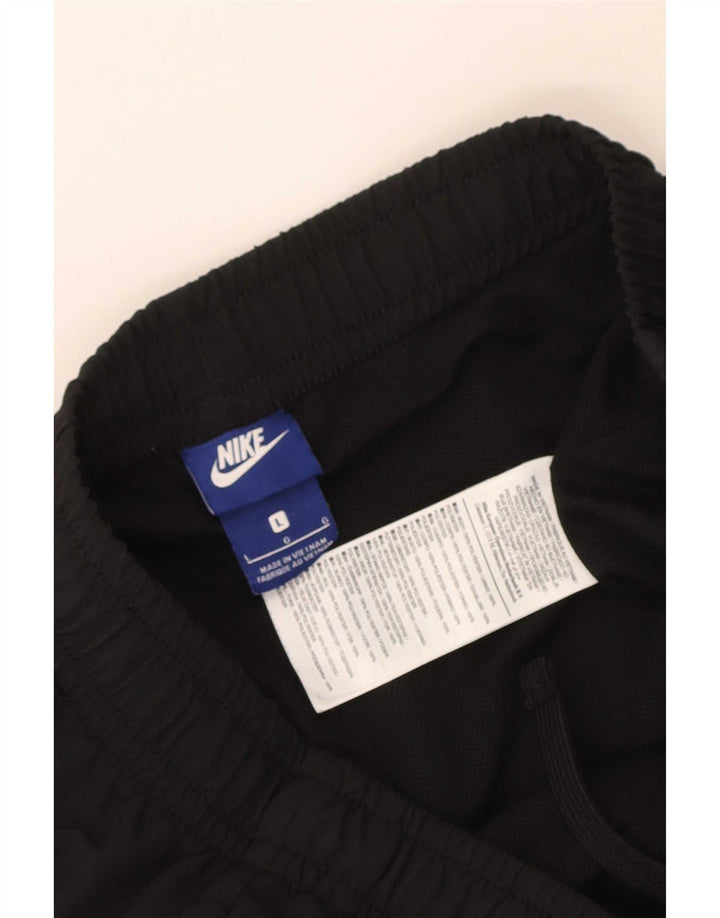 Nike træningsdragt bukser til mænd, joggers, store sorte polyester