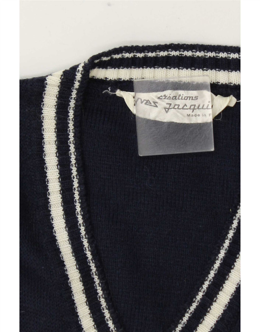 Vintage herrevest tanktop medium marineblå