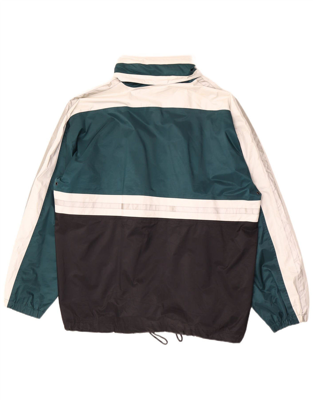 Shamp Regnjakke med hætte til mænd EU 56 XL Grøn Colourblock Polyamid