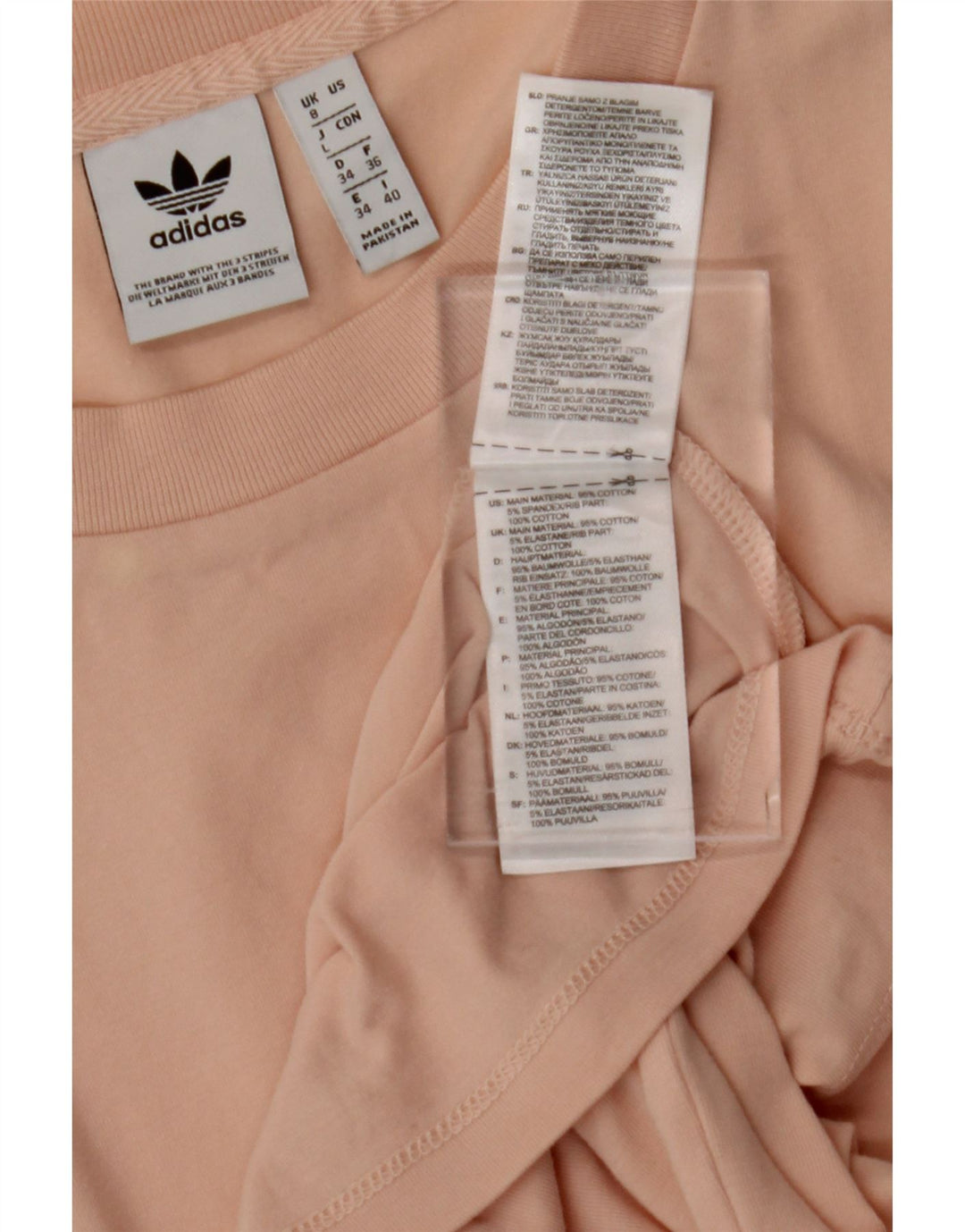 ADIDAS Grafisk Vest Top UK 8 Small Pink Bomuld