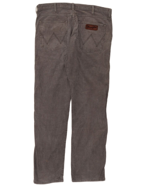 WRANGLER Herre Arizona Stretch lige fløjlsbukser W36 L32 Grå