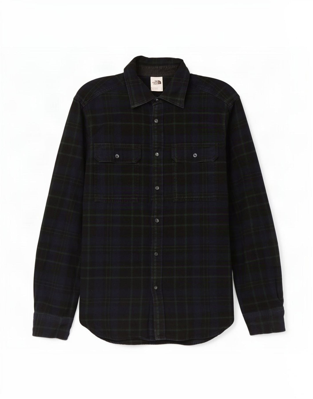 The North Face Herre Flanelskjorte Medium Navyblå Ternet Bomuld