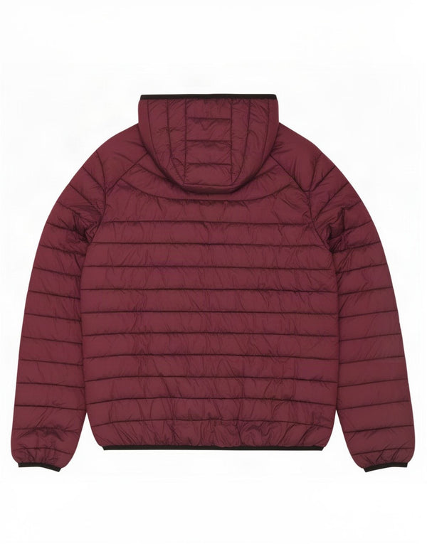 Marina Militare Herre hættepolstret jakke UK 38 Medium Maroon Nylon