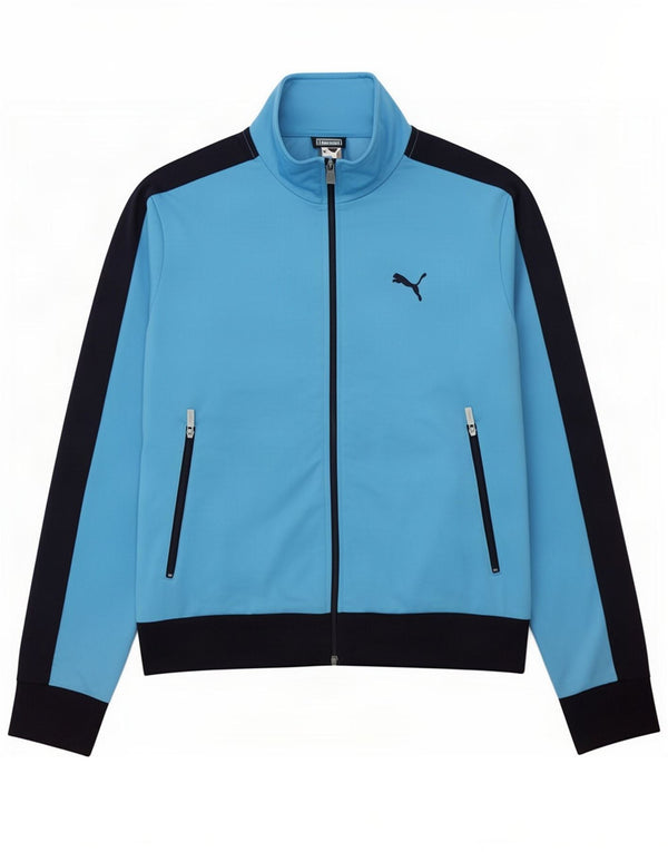 Puma Træningsdragt til mænd, topjakke, lille blå farveblok polyester