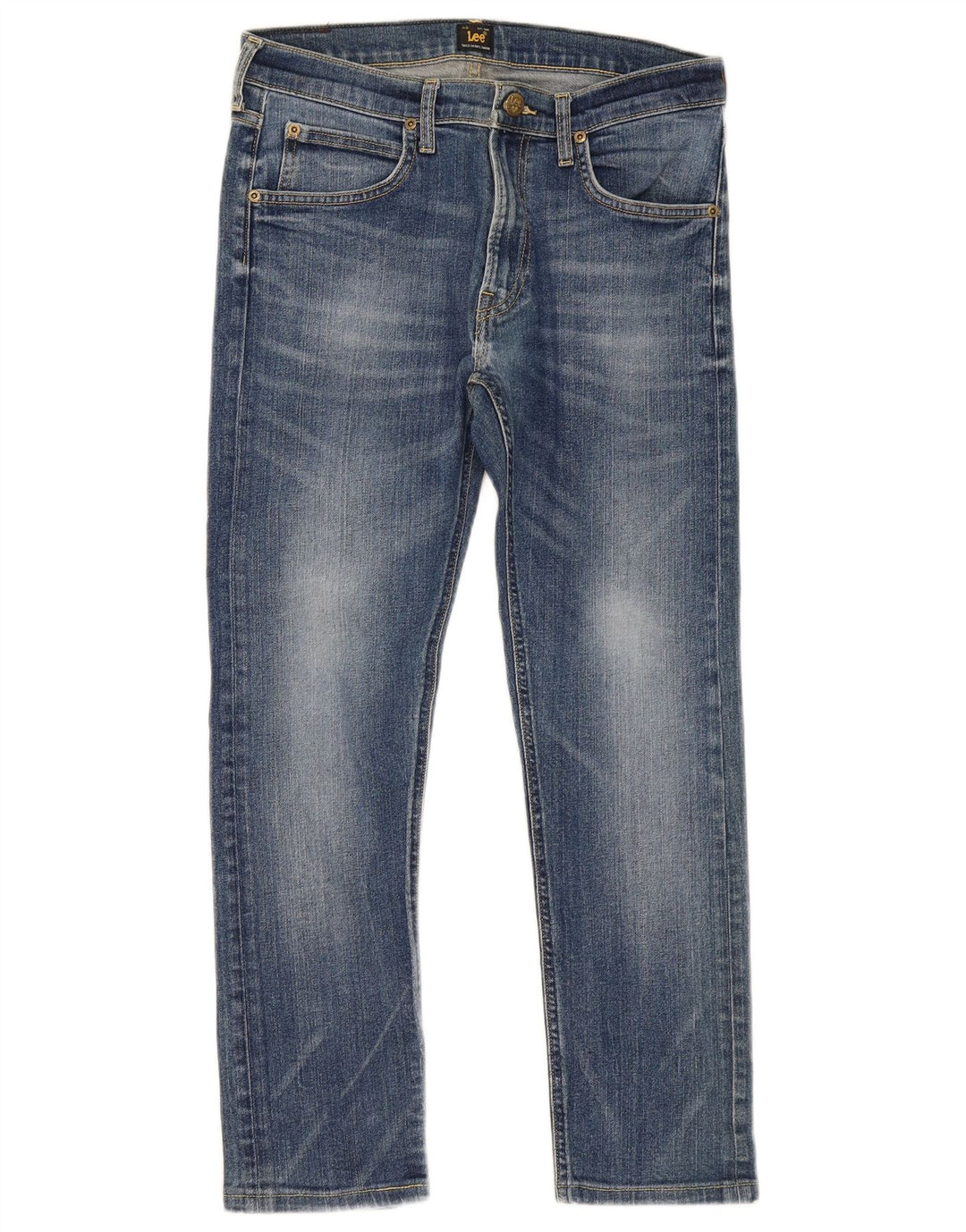 Lee Dame Luke Slim Jeans W32 L28 Blå Bomuld