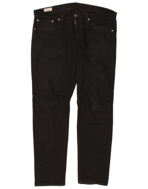 Levi's Herre 512 Slim Tapered Jeans W36 L32 Sort Bomuld