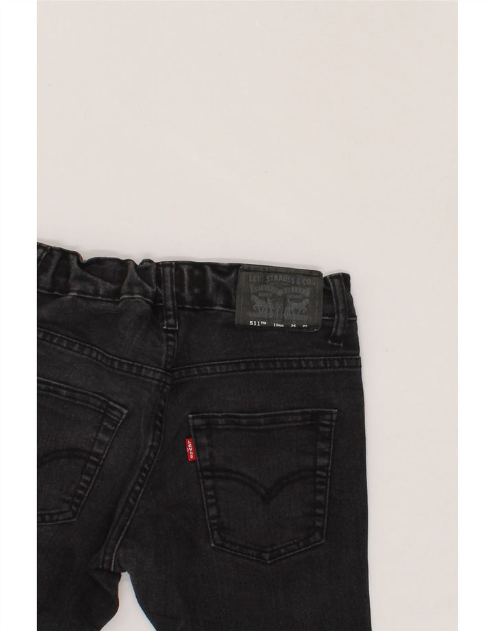 LEVI'S Boys 511 Slim Jeans 10-11 Years W24 L26 Grey Vintage Levi's and Second-Hand Levi's from Messina Hembry 