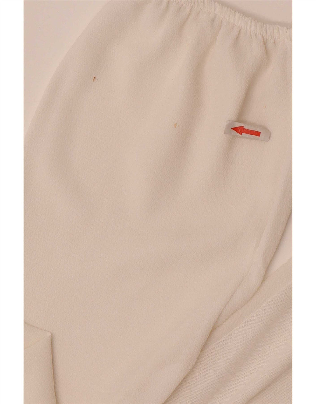 Zara Dame Langærmet Crop Bluse Top UK 16 Large White