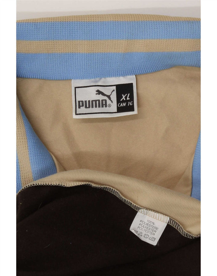 Puma Træningsdragt til mænd Topjakke XL Beige Colourblock Polyester