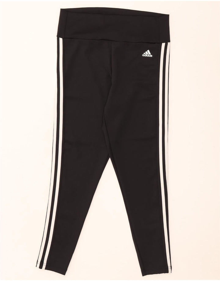 Adidas Aeroready Leggings til kvinder UK 16/18 Large Black Polyester