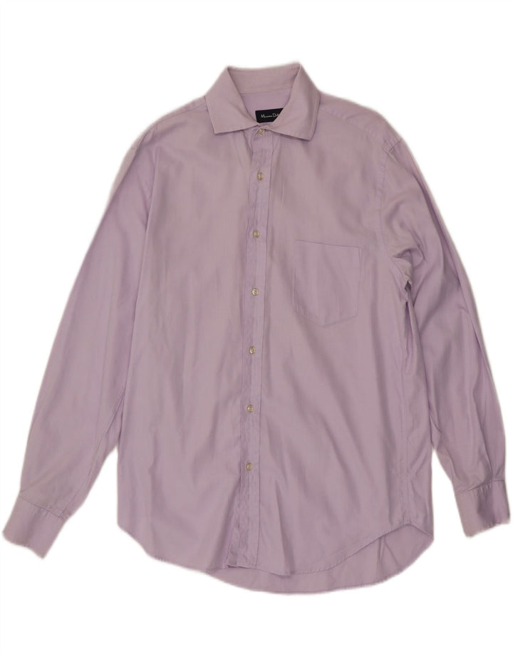 Massimo Dutti Herreskjorte Str. 15 3/4 40 Medium Lilla Sildeben