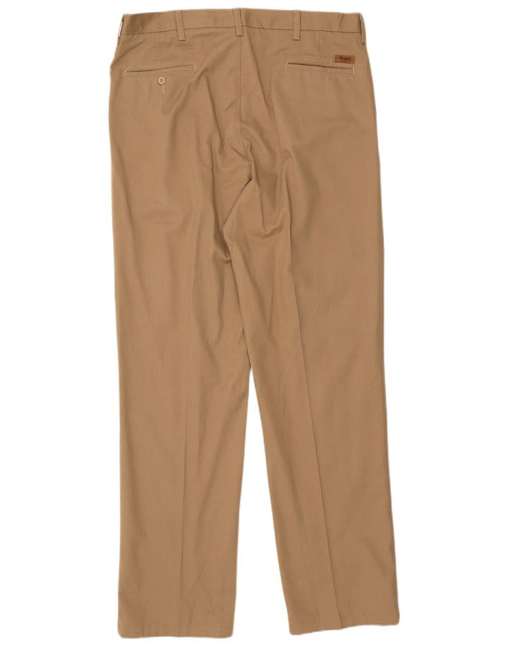 WRANGLER Herre Pegged Chino Bukser W38 L34 Beige Bomuld