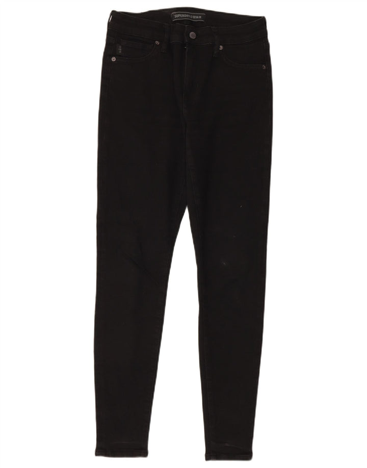 Superdry Regular Skinny Jeans til kvinder W29 L30 sort bomuld