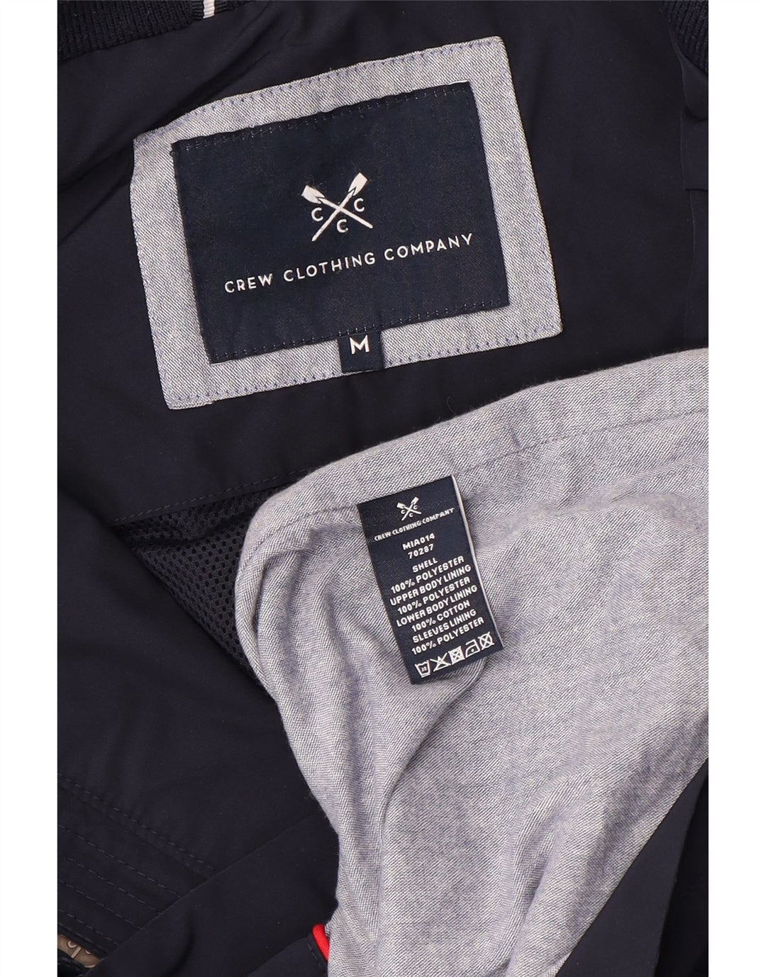 Crew Clothing Herre Utility Jacket UK 38 Medium Navy Blue Polyester