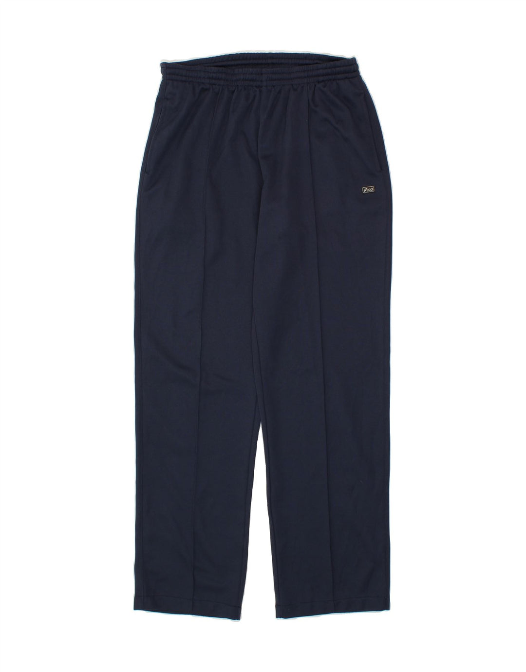 ASICS Womens Tracksuit Trousers UK 8 Small Navy Blue Polyester Vintage Asics and Second-Hand Asics from Messina Hembry 