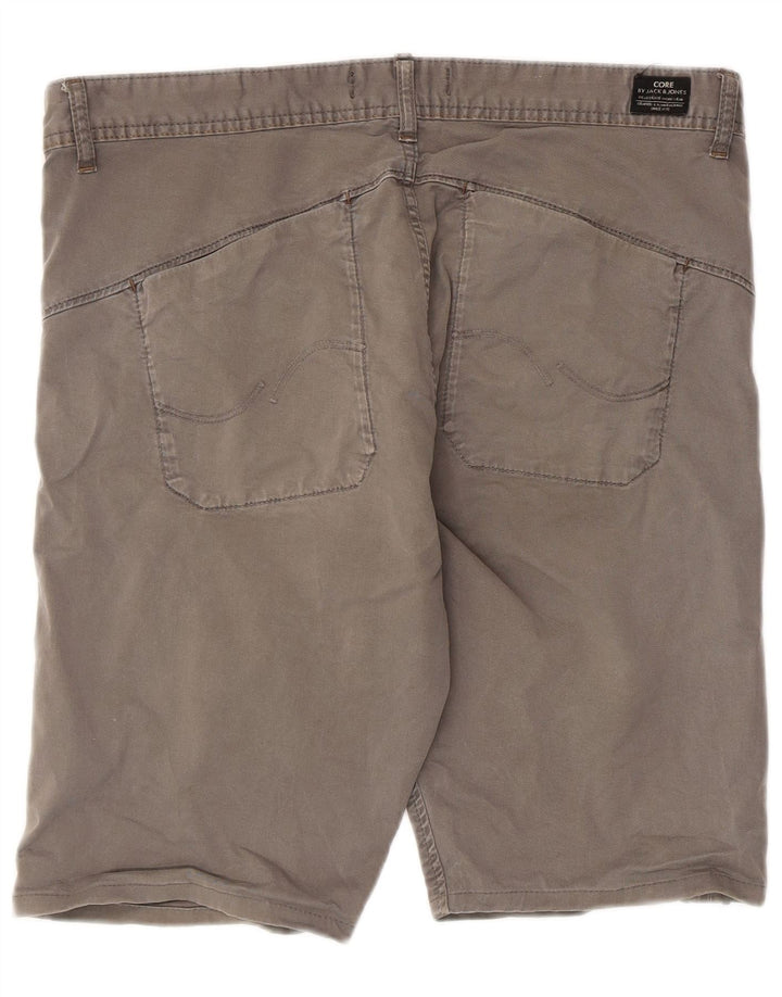 Jack & Jones Chino Shorts til mænd W34 Large Grå Bomuld