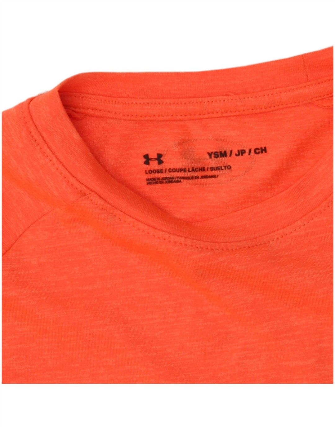 Under Armour Boys T-Shirt Top 7-8 år Lille Orange