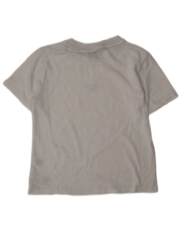 Reebok Boys Grafisk T-Shirt Top 6-7 År Hvid Bomuld