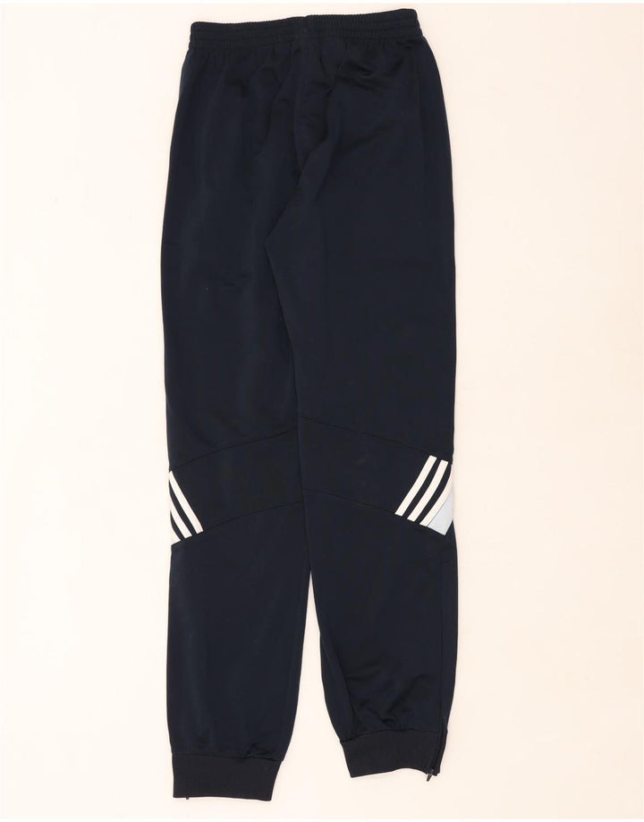 Adidas Drenge Træningsdragt Bukser Joggers 15-16 År Marineblå Polyester