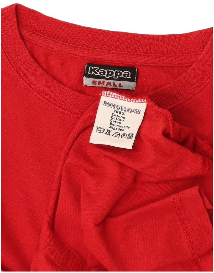 Kappa herre T-shirt top lille rød bomuld