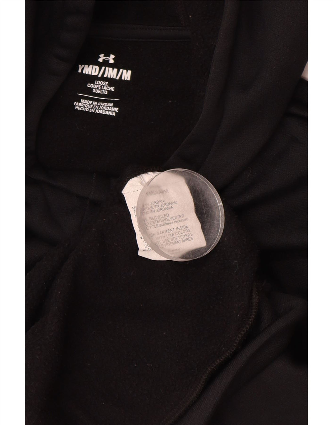 UNDER ARMOUR Piger løs grafisk hættetrøje trøje 9-10 år Medium Sort