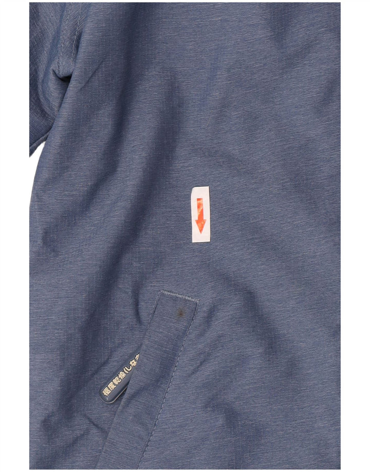 Superdry Graphic Windbreaker Jacket til kvinder UK 14 Medium Blue