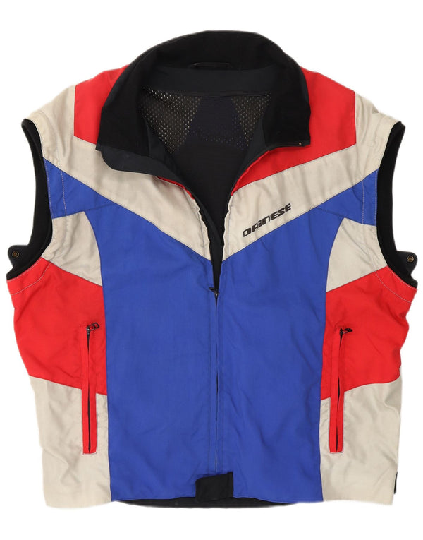 Dainese Mens Graphic Biker Gilet IT 56 XL Multicoloured Colourblock