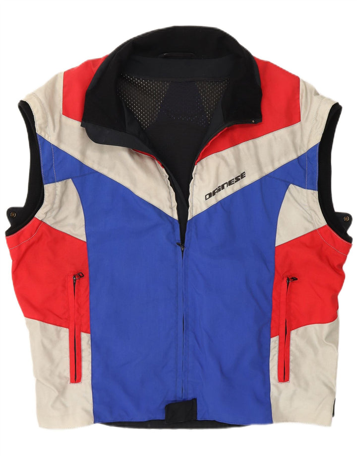 Dainese Herre Graphic Biker Gilet IT 56 XL Flerfarvet Colourblock