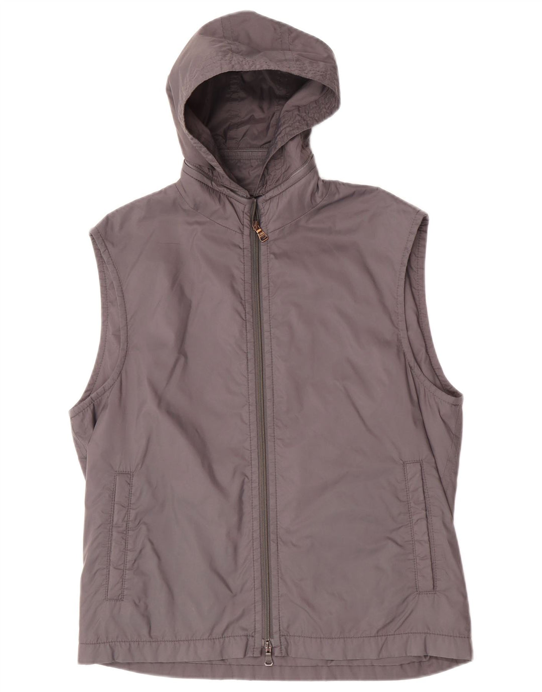 Hugo Boss Herre Hætte Gilet EU 52 XL Grå Polyamid
