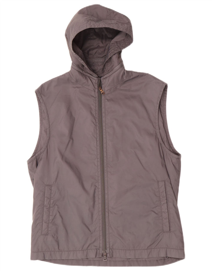 Hugo Boss Herre Hætte Gilet EU 52 XL Grå Polyamid